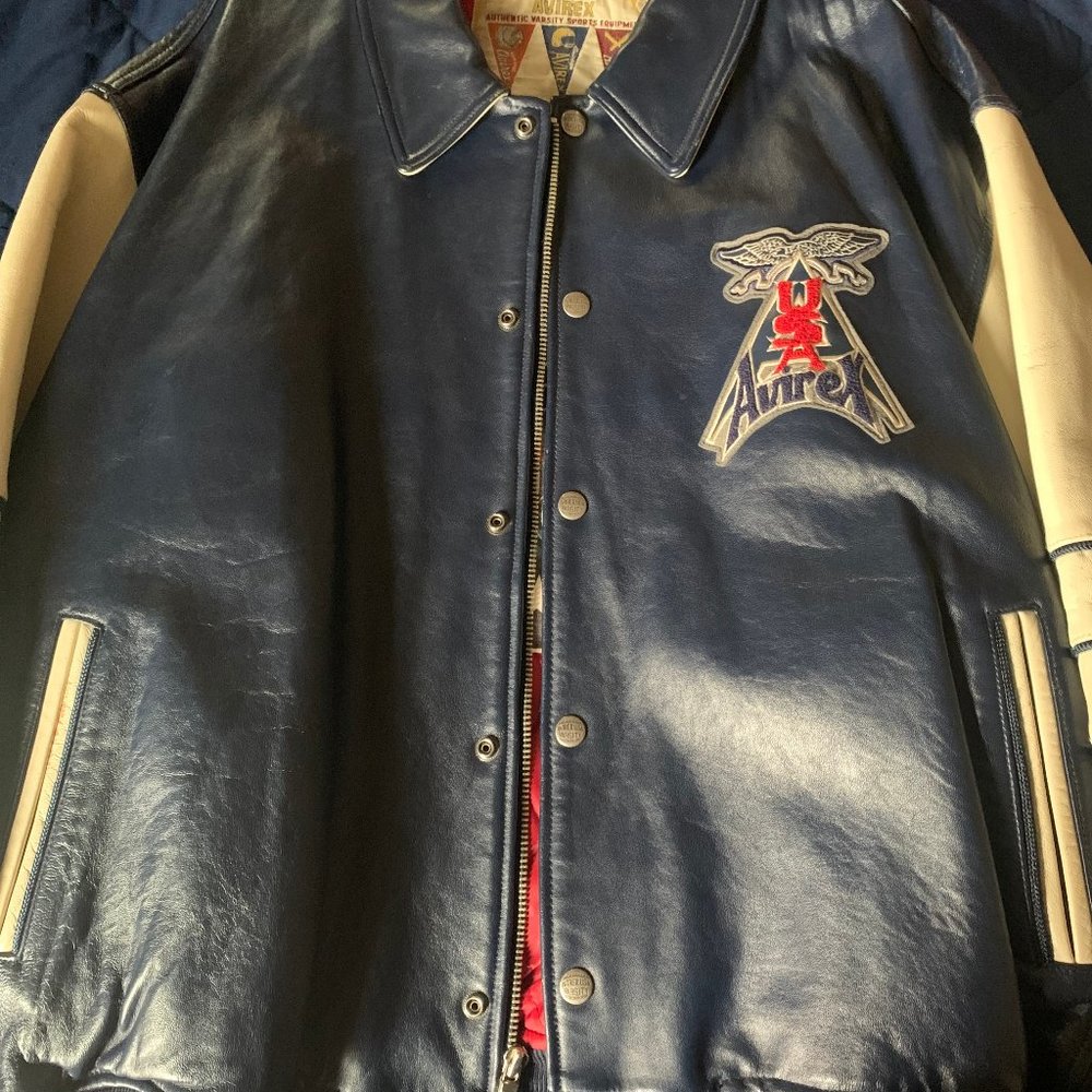 Leather Avirex Jacket